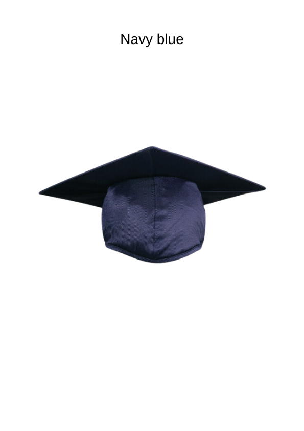 Graduation shiny finish cap