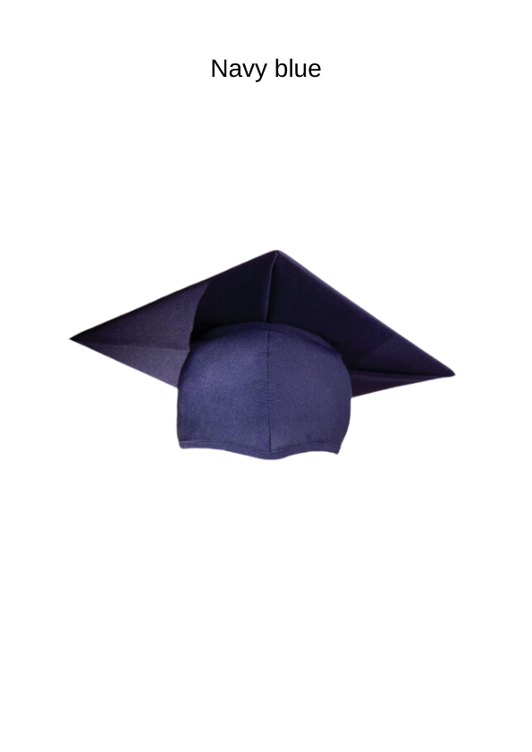 Graduation matte finish cap