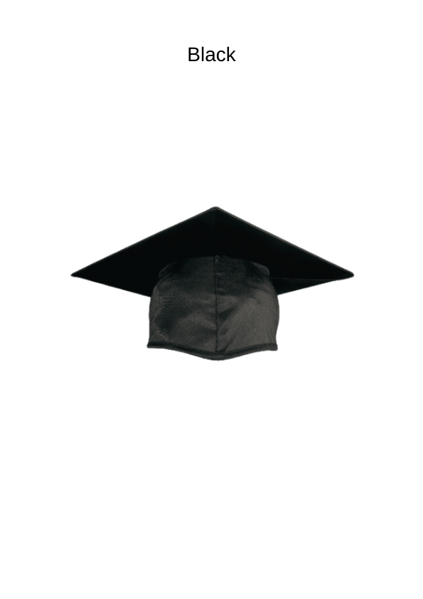 Graduation shiny finish cap