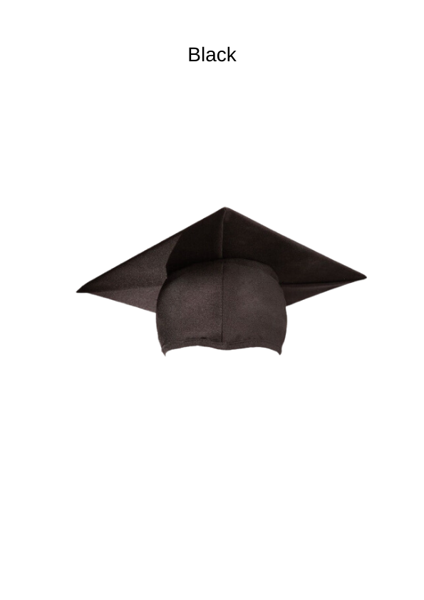 Graduation matte finish cap