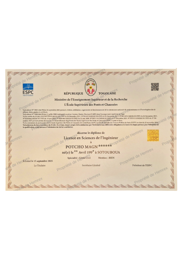 Document normé sécurisé