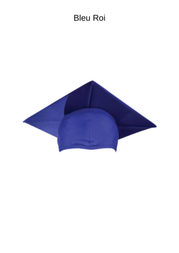 Toque bleu royal mat – location