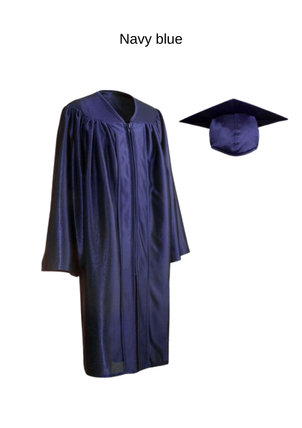 Child shiny finish gown