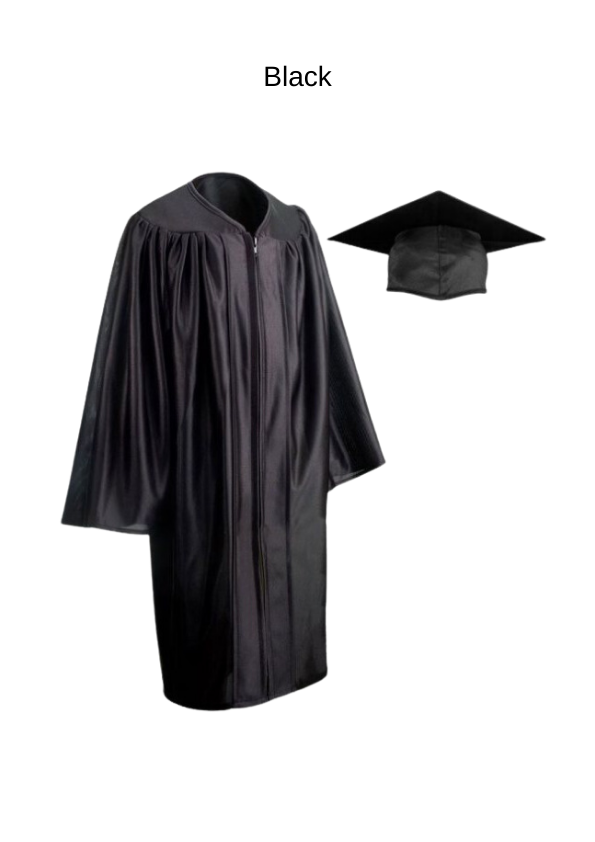 Child shiny finish gown