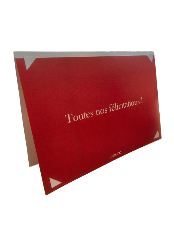 Porte diplôme cartonné