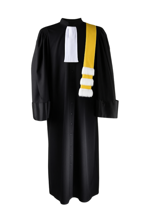 Robe Thésard / Doctorant – Lettres et Sciences Humaines – jonquille